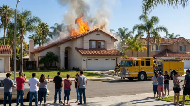 California House Fire Provides Unexpected Test for New Fireproof Landscaping