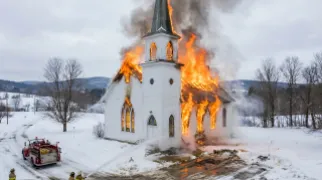 Vermont Church Fire Reveals 200-Year-Old Hidden Room, Contents Surprise Everyone