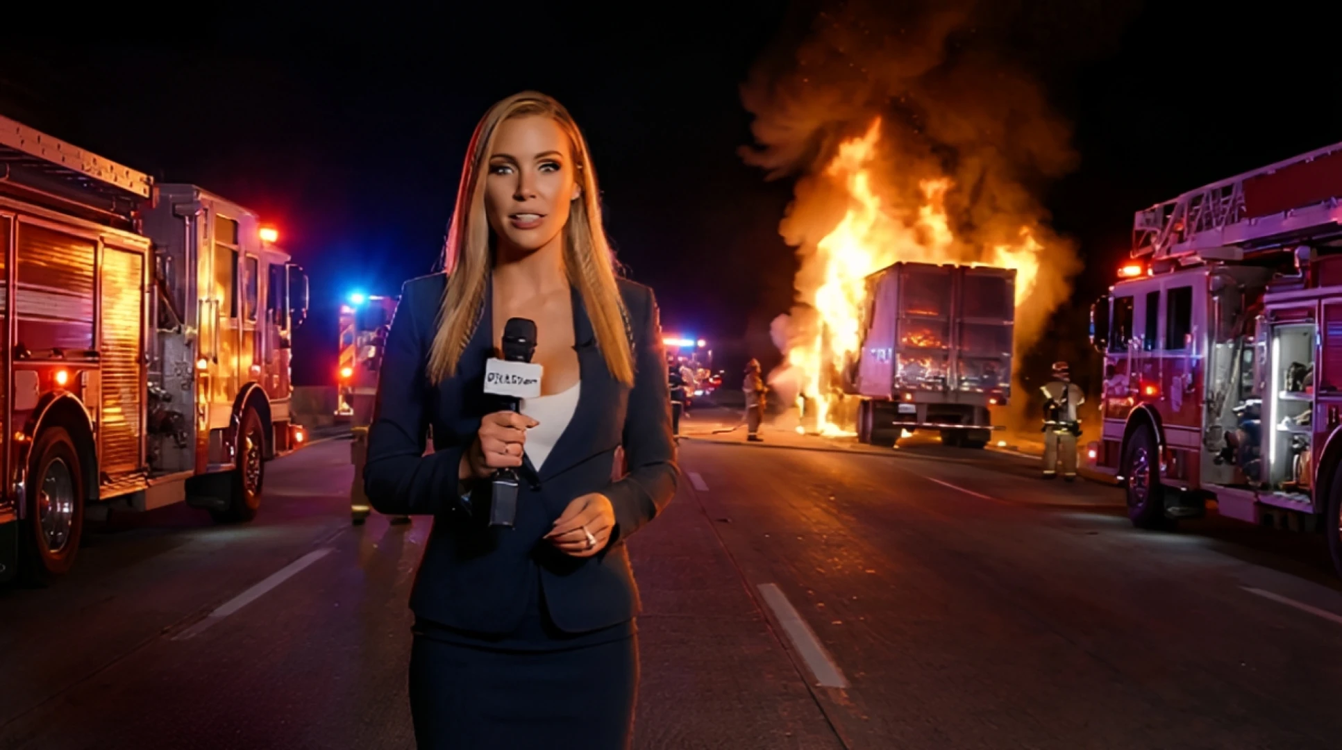 Semi Truck Fire on I-95: Cargo Revealed to Be 10,000 Cases of Energy Drinks