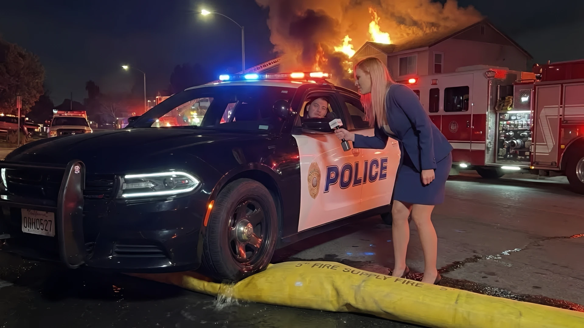 C-Shift Sets New Standard for "Aggressive Fire Attack" by Ventilating Neighbor’s House and Parking on Supply Line